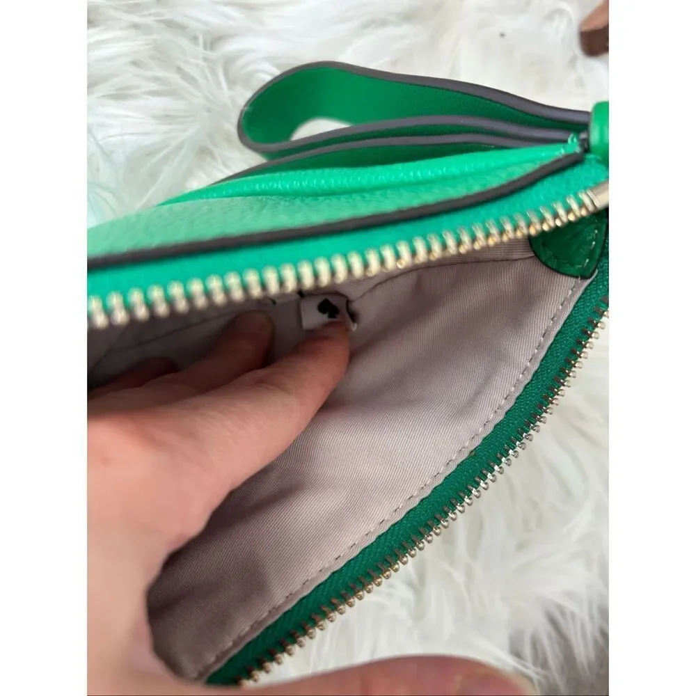 Kate Spade New York Smile Leather Small Shoulder Bag Yucca green color RARE